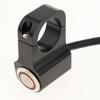 12V Motorcycle ATV 1inch Handlebar Headlight Fog Light On Off Switch Waterproof 25mm - Stainless Steel Black Body