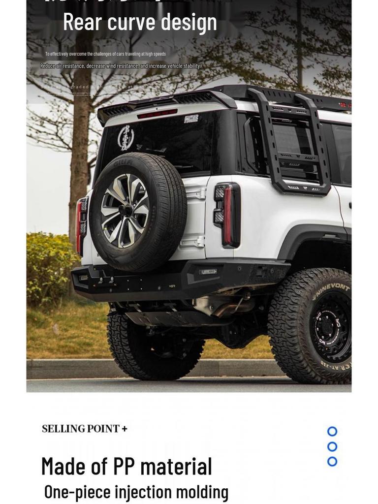 Magic Core City Hunter Edition BJ40E/C: Заднее антикрыло и спойлер-«утиный хвост» для Range Extender