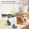 Automatic Dog Ball Launcher Interactive Tennis Ball Throwing Machine Dog Fetch Ball Thrower Launcher for Small And Medium Dogs