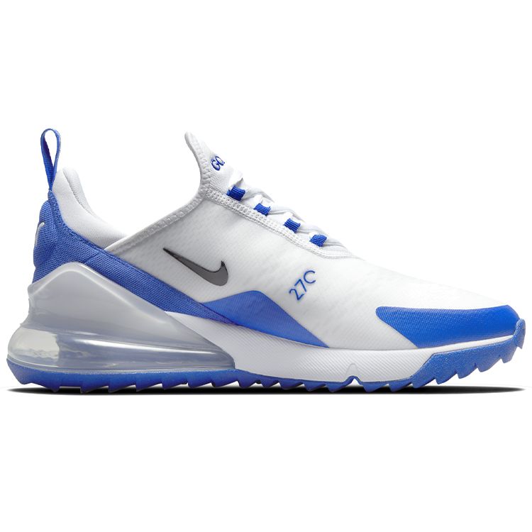 Nike Кроссовки унисекс Air Max 270 Golf White Racer Blue Pure Platinum Black CK6483-106