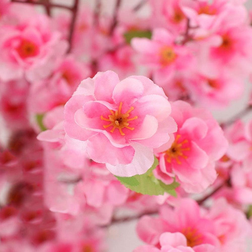 Многоцветная ветка сливы короткая/длинная красная зимняя весенняя декорация для дома