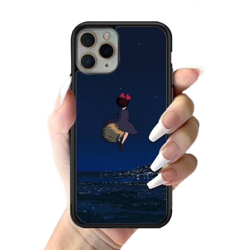 Чехол для телефона Anime Kiki's Delivery Service, силиконовый чехол из ПК+ТПУ для iPhone 11 12 13 Pro Max 8 7 6 Plus X SE XR, твердые чехлы