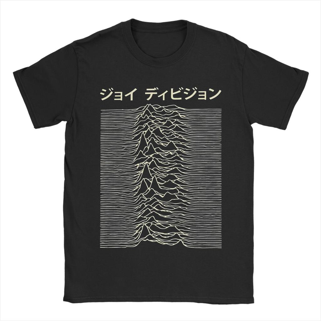 Retro Joy Division Japanese Tshirts For Men Women 100%Cotton Short Sleeve Punk Rock Goth Crewneck Summer TopsTops