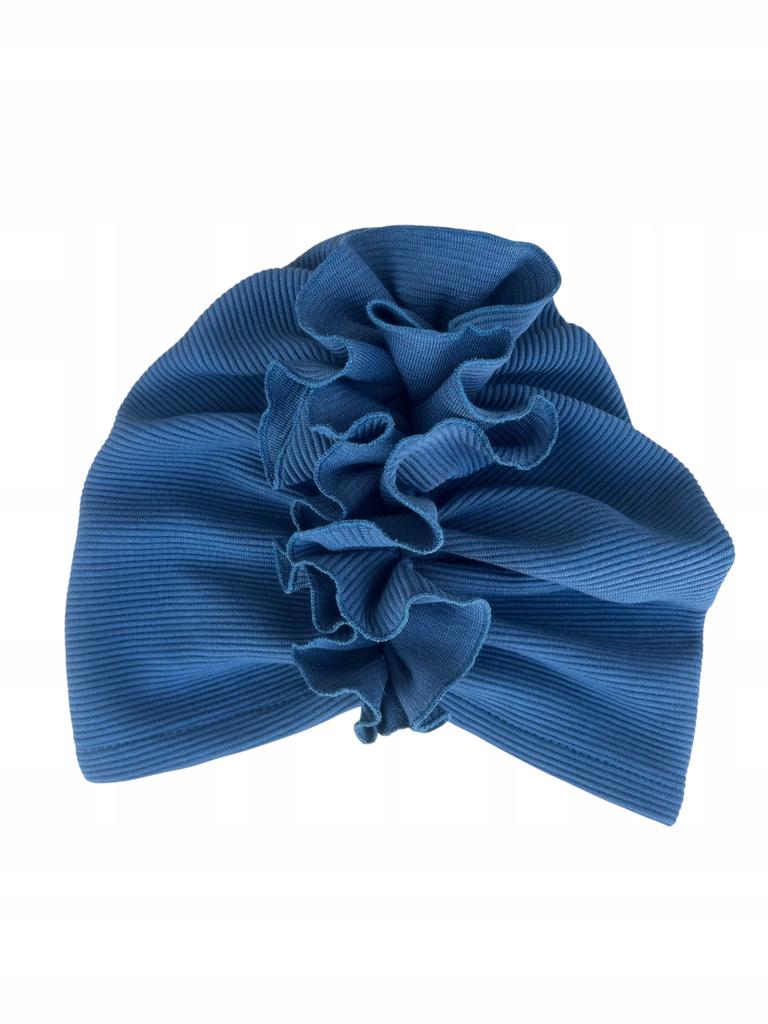 Women' Spring Turban Luba Ocean with Ruffles, Light and Comfortable Made of Cotton