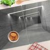 Glass Kitchen Cutting Boards with Decorative Graphics Concrete 2x40x52 cm