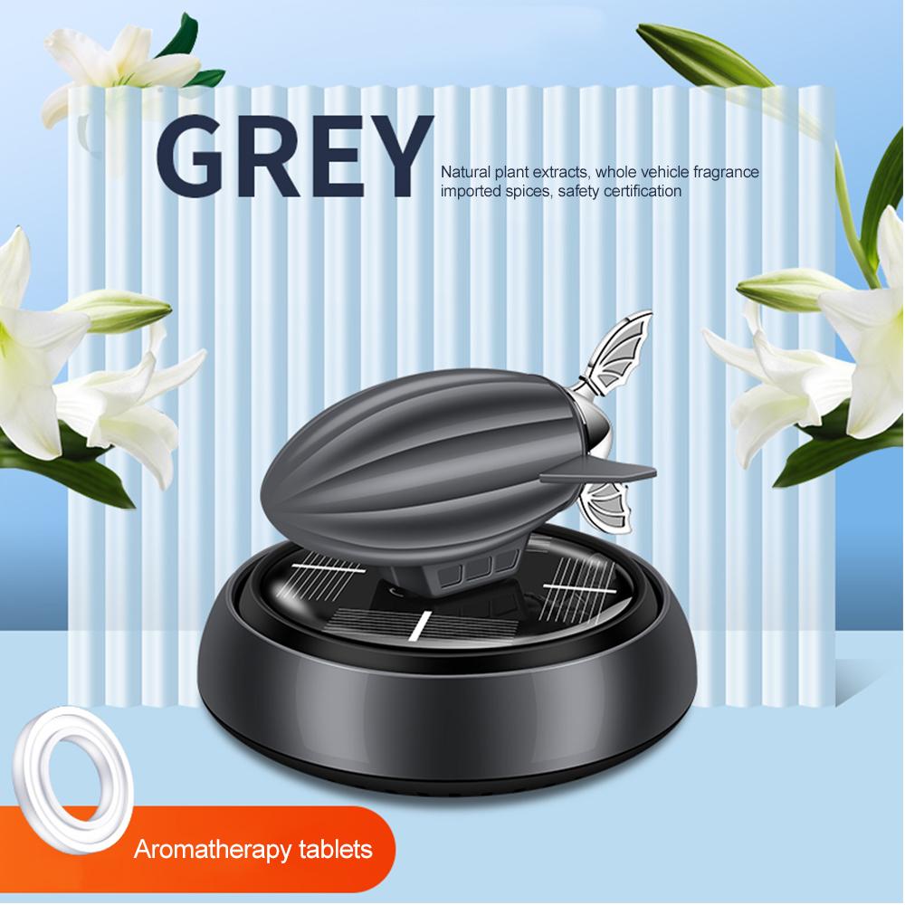 Солнечный автомобильный освежитель воздуха, центральная консоль, автомобильный парфюм, украшение космического корабля, внутреннее украшение, вращающийся диффузор духов для автомобиля на солнечной батарее