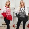 Women's Snowflake Knit Sweater Christmas Themed Long Sleeve Top