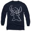 Lilo & Stitch Unisex Adult Sketch Long-Sleeved T-Shirt