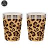 32Inch Leopard Print Number Balloon 0-9 Cheetah Print Foil Balloons for Wild One Safari Birthday Animal Print Party Decorations