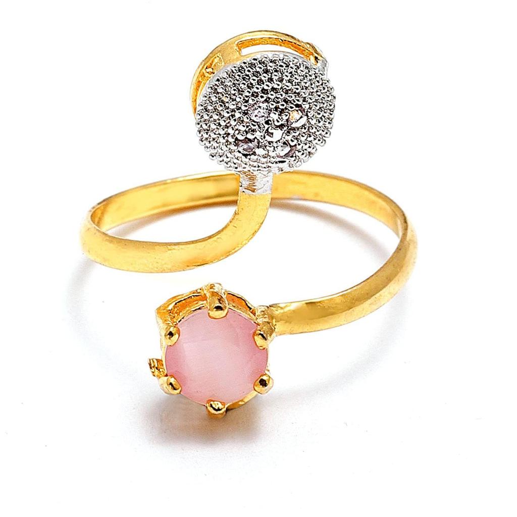 ZENEME позолоченный комплект ожерелья с красными и белыми американскими бриллиантами для женщин и девочек