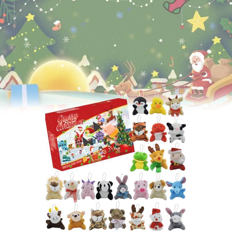 Рождественская игрушка сюрприз для детей с интерактивными гибкими самоцветами, подарочный набор