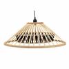 Suspension - Marron - Bambou - 50W - 60x60x21cm - Intérieur