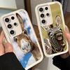 Чехол для телефона Samsung Galaxy S26 S25 Ultra S24 FE Смешной Осел Животное Чехол S23 Plus S22 + S21 S20 5G Мягкий Силикон Funda