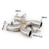 For Triumph Street Twin 2016-2020 Street Cup 900 2017-2020 Speedmaster 1200 Escape Motorcycle Exhaust Muffler Link Pipe Slip-on