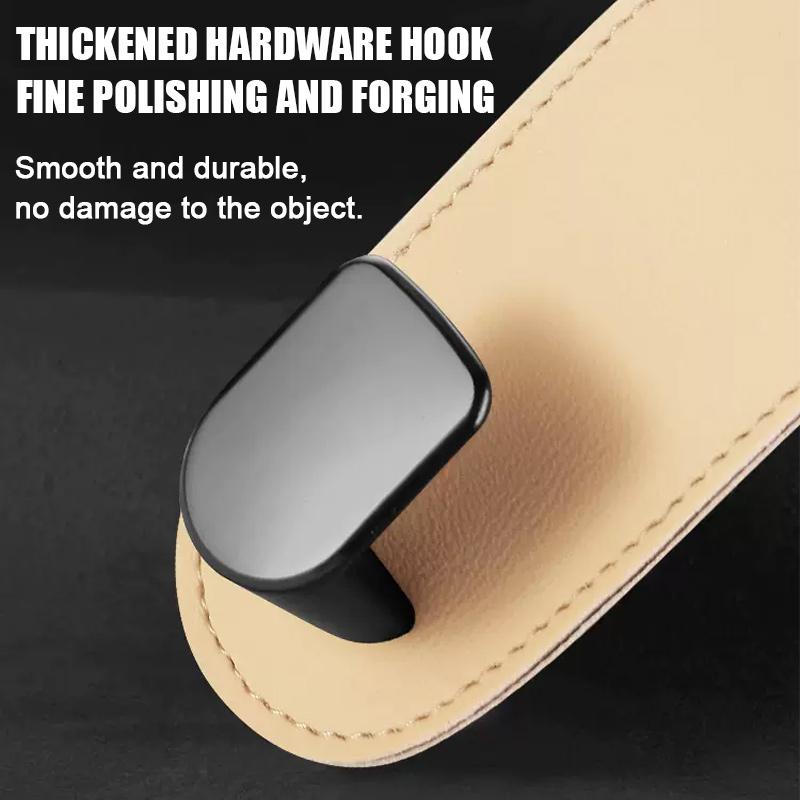 BLALION Car Passenger Glove Box Hook Double Hook Purse Bag Hanger Hidden Storage Hook Universal Large Load-Bearing Hanging Hook