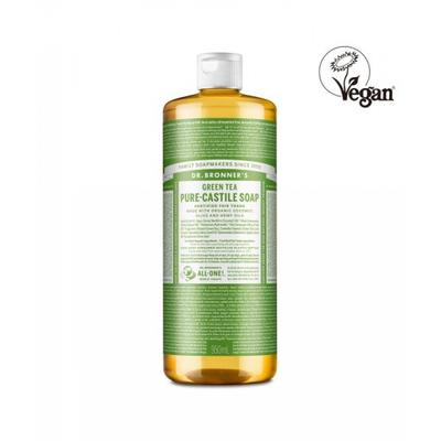 Dr.bronner S [Средство для умывания   Тела] Зеленый Чай Натуральное Кастильское мыло 950 мл
