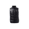Li Ning Wade Series Solid Color Sports Warm Stand Collar Down Vest Men Vests Black AMRR023-1
