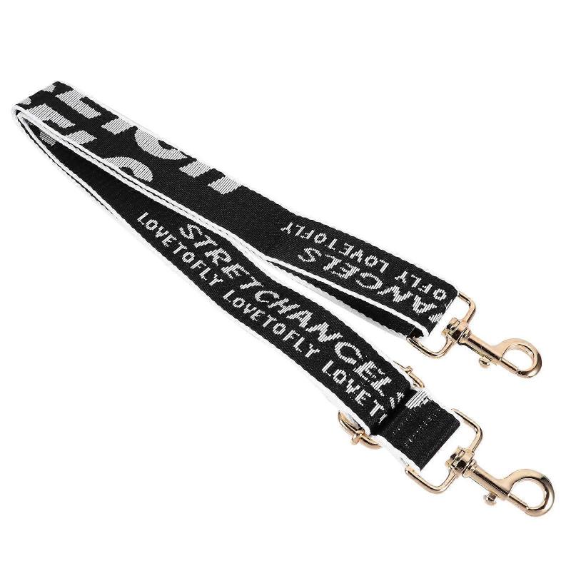 Bag Strap Crossbody Fashion Enhancement Wear Resistant Replaceable Black 1Pack