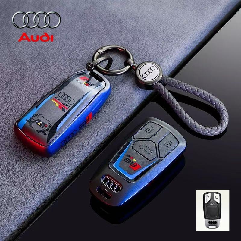 For 4JHGE A1 A3 A4 8P 8L 8V A5 B6 B7 A6 A7 C5 C6 Q3 Q5 Q7 4F S3 S4 S6 RS3 TT Accessories TPU Sport Style Car Key Cover Case Shell