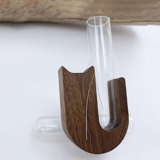 Гидропонные растения Ваза для пробирок Деревянный коллекционер для кошек и собак Магнит для холодильника Растения