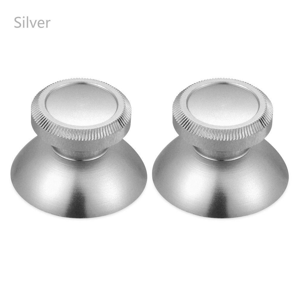 2pcs Game Metal Caps Cover Analog Thumbstick Controller Joystick Grip Aluminum