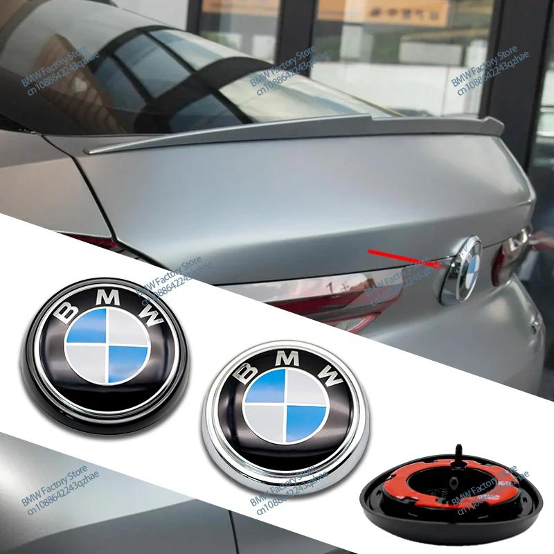 BAAM1 2025 Hot 1PC Sticker Emblem 100mm 95mm Hood Rear Trunk Logo For BMW Dedicated F15 F16 51147294465 E70 51147157696 Decoration Ac