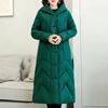 Зимнее длинное пальто женские парки с капюшоном элегантные свободные толстые теплые женские куртки с длинным рукавом пальто