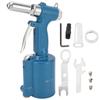 Pneumatic Rivet Gun Kit Air Hydraulic Riveter Industrial Automatic Heavy Duty Nut Tool Riveting Set