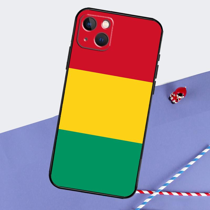 Guinea Bissau Flag Case For iPhone 16 15 14 Pro Max 13 12 11 XR X XS Max 7 8 Plus 12 13 Mini Cover Capa