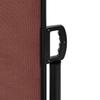 Retractable Side Awning Brown 100 x 300 cm