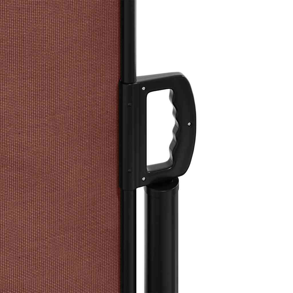 Retractable Side Awning Brown 100 x 300 cm