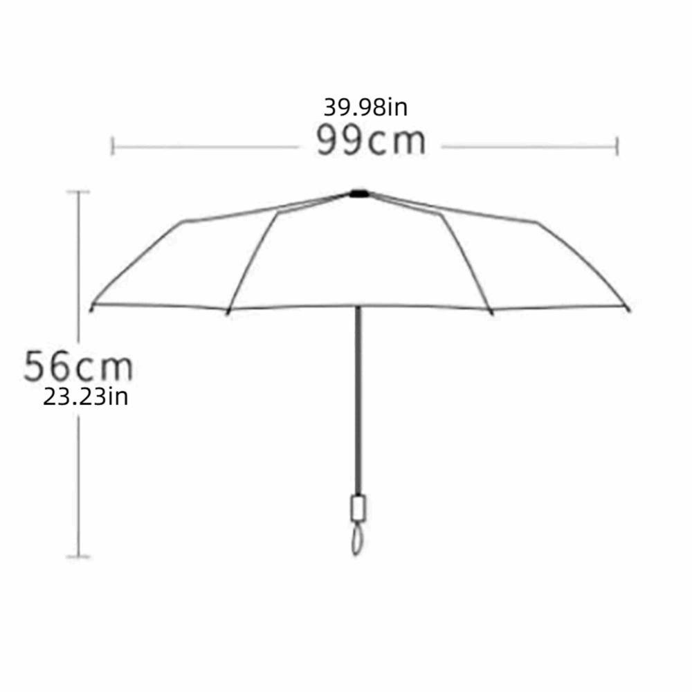 Hand-Painted Design Transparent Umbrella Stained Glass Print Automatic Umbrella  Rain Protection