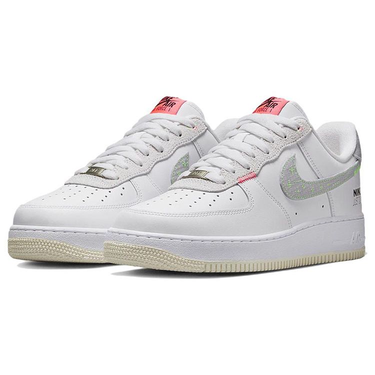 Nike Air Force 1 07 LV8 Just Stitch It - белые кроссовки унисекс цвета кокосового молока Mountain-White FB1853-111