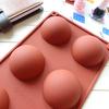 Round Half Sphere Silicone Molds for DIY Baking, 3D Ball, Mousse, Chocolate Cake Mold, Kitchen Accessories, Tool, 6, 15, 24 Hole