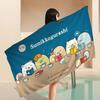 Полотенце для пляжа Sumikko Gurashi Мультяшное Милое Летнее Большое для Детей Ванной Бассейна Пляжное Полотенце Микрофибра Впитывающее для Плавания Путешествий