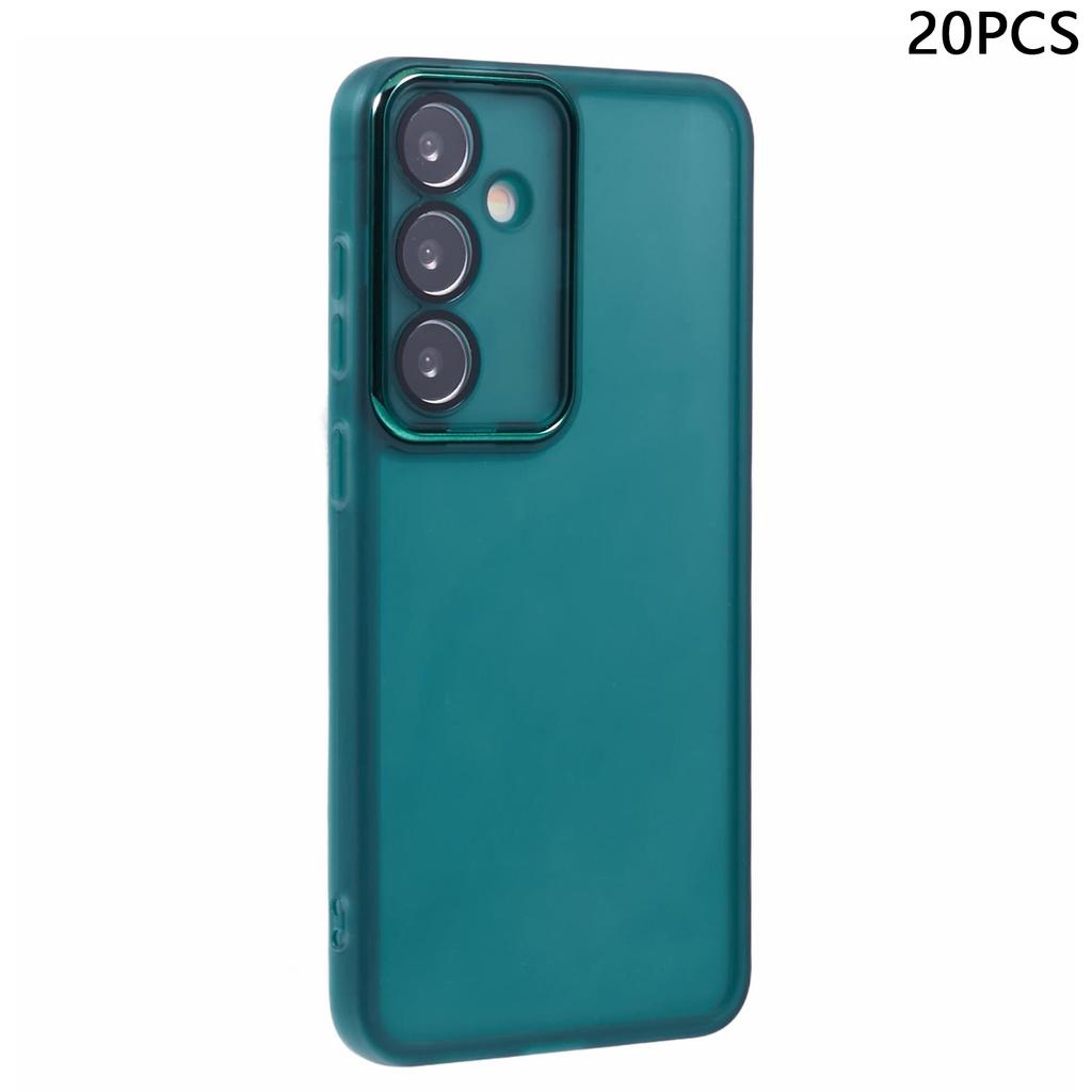 Bulk Purchasing 20Pcs For Samsung Galaxy A35 5G Case Electroplated Camera Frame TPU Phone Cover Precise Cutouts