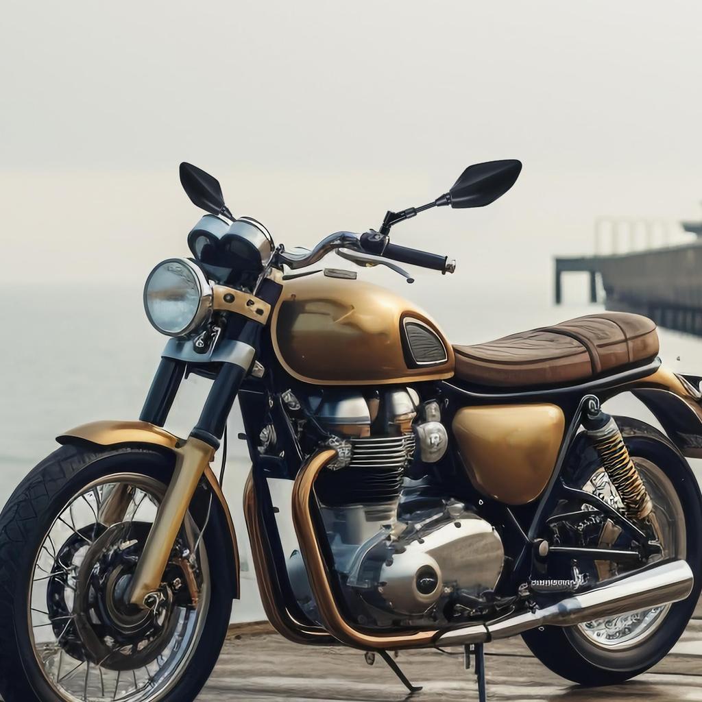 Esploratori Motorcycle Universal Rearview Mirrors for and Left and Right Inch Yamaha, Honda, Kawasaki, Set, 0.3/0.4 (8/10mm)