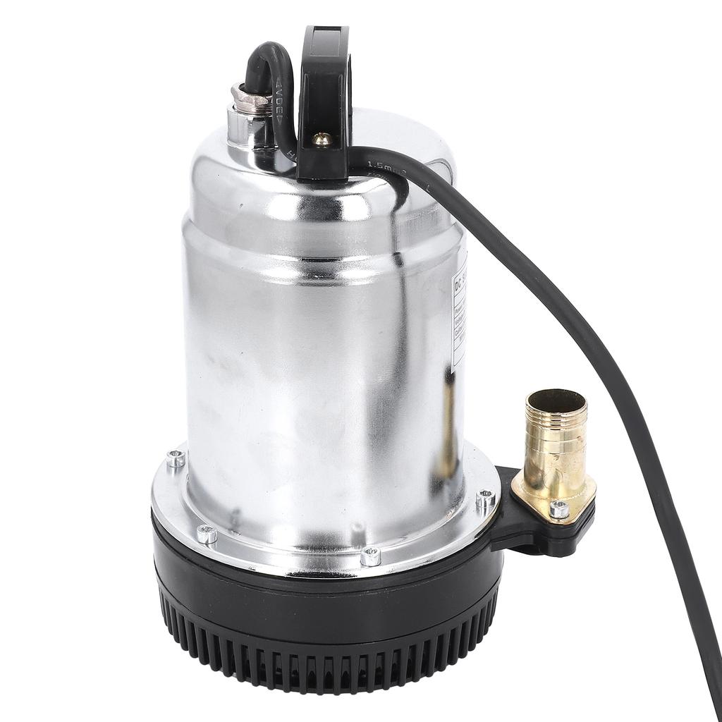 Погружной насос постоянного тока DC12V 180W 3m3h из нержавеющей стали, подъем 8 м, погружной насос для скважин