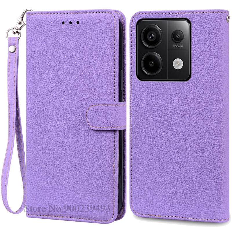 Для Redmi Note 14S Чехол-книжка из кожи, чехол-кошелек для Xiaomi Redmi Note 14S Чехол-книжка для телефона, чехол-книжка, чехол Fundas