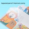 Прозрачная самоклеящаяся пленка для обложек книг Deli Stationery - Матовая, размеры 25K/16K/A4