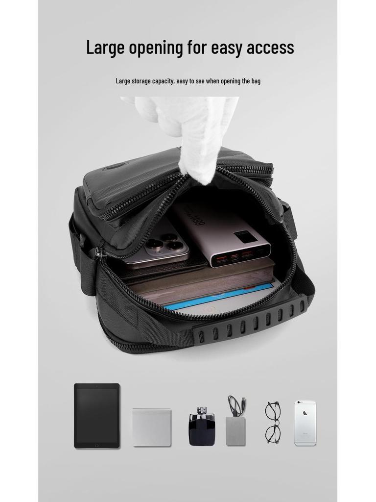 Модный мужской легкий рюкзак-кроссбоди - Повседневная однолямочная сумка-мессенджер