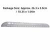 Stainless Steel Scale Ruler Multifunctional Ruler Durable Protractor  Office Supplies