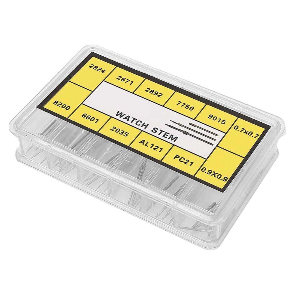 Various Types Watch Stem Extender With Storage Box Winding Stem Extender For Repair Workers