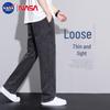 NASA NOAH Men's Elastic Waist Straight Leg Jeans