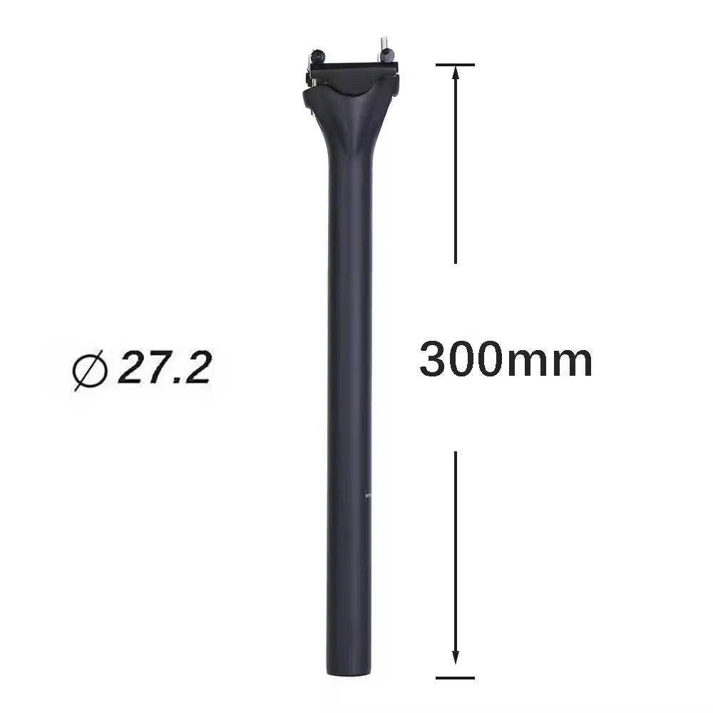 ELITAONE Carbon Bicycle Seat Post 135g Lightweight 27.2/30.9/31.6mm Unidirectional Matte Road And MTB Bike Seatpost 63C
