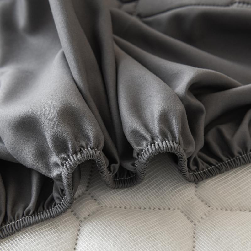 1шт серый чехол для матраса водонепроницаемые покрывала стеганые простыни на резинке утолщенные простыни для дома housses de matelas(Нет наволочки)