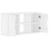 ODDA White TV Stand 79 x 24 x 40 cm Solid Pine Wood