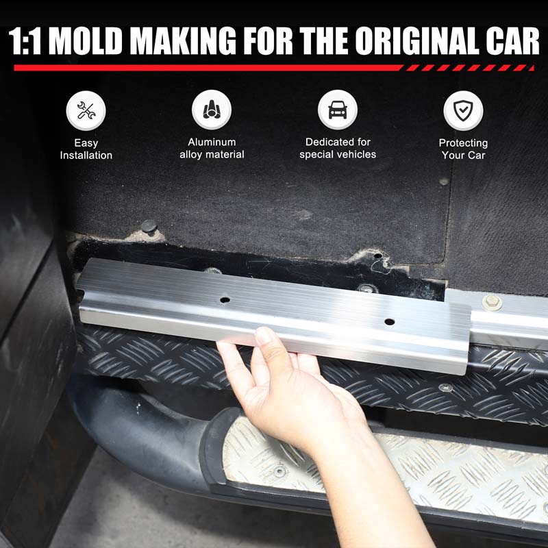 For Land Rover Defender 2004-2018 Stainless Steel Car Inner Sill Bar Pressing Guard Plate Auto Welcome Pedal Auto Parts