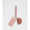 Lululemon Dual Pouch Wristlet Wallet Tea Rose Red Clay