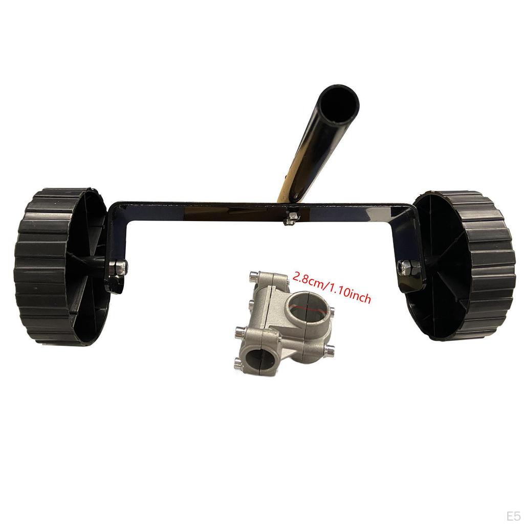 Колеса для кошения сорняков, регулируемые, простая установка, поддержка триммера для Eater Walk